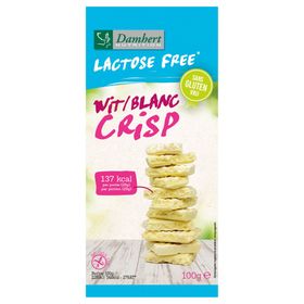Damhert Lactose Free Witte Chocoladetablet Crisp Gluten Free