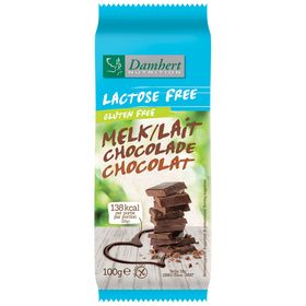 Damhert Lactose Free Chocoladetablet Melk Gluten Free