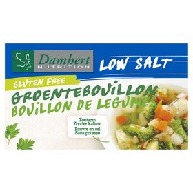 Damhert Cubes Bouillon de Légumes Pauvres en Sel et Sans Gluten