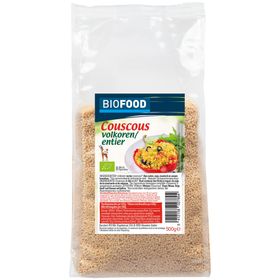 Biofood Couscous de Blé Entier Bio