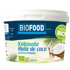Biofood Biologische Kokosolie Gebleekt