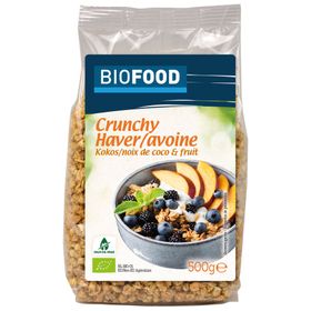 Biofood Crunchy Avoine - Noix de Coco - Fruits
