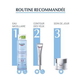 Eucerin DermatoCLEAN [Hyaluron] Eau Micellaire 3 en 1 Tous Types de Peau
