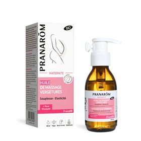 Pranarôm Maternité Huile de Massage contre Vergetures Bio