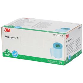 3M Micropore Plâtre Adhésif Silicone 5cmx5m