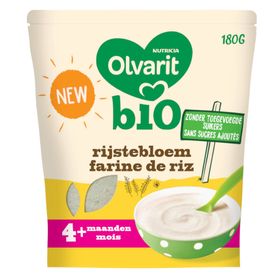 Olvarit Farine de Riz Céreales Bio +4 Mois