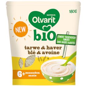 Olvarit Blé et Avoine Céreals Bio +6 Mois