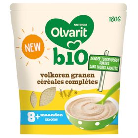 Olvarit Céreals Complètes Bio +8 Mois