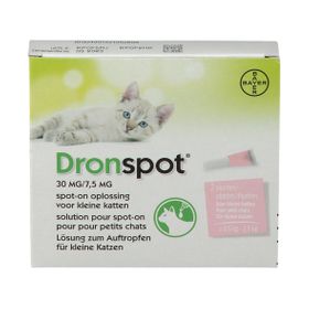 Dronspot® 30mg/7,5mg Solution pour Spot-On pour Petits Chats