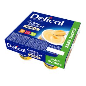 Delical Crème Dessert HP-HC Vanille Suikervrij