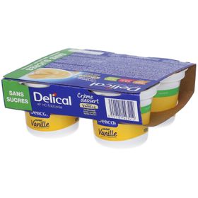 Delical Crème Dessert HP-HC Vanille Sans Sucre
