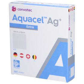 Aquacel AG+ Extra Verband 10x10cm