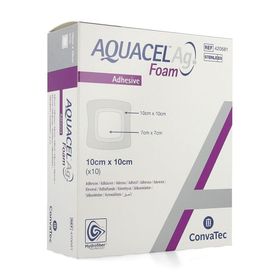 Aquacel AG Foam Pansement en Mousse 10cmx10cm
