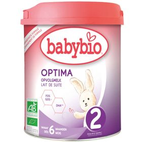 Babybio Optima 2 – Lait de Suite Bio en Poudre au Bifidus – Lait pour Bébé de 6 Mois à 1 An