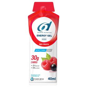 6D Sports Nutrition Energy Gel Fruit Rouges