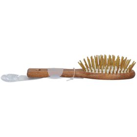 Nippes Brosse à Cheveux Pneumatique Ovale Picots en Bois Petite H13