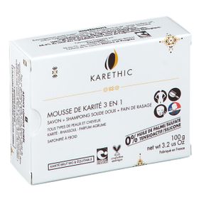 Karethic Mousse de Karité 3 en 1 Savon Bio