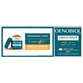 Oenobiol Force et Vitalité des Cheveux et des Ongles 3 Mois