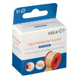 Hekaplast Hechtpleister Textiel Ring 5mx2,5cm