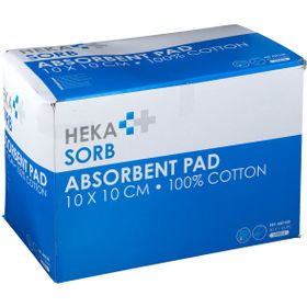 Hekasorb Pansement Absorbante Stérile 10x10cm