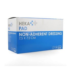 Hekapad Wondkompres Steriel 7.5x7.5cm
