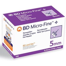 BD Micro-Fine+ Ultra Aiguilles à Stylos 5mm 31g