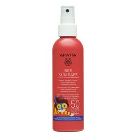 Apivita Bee Sun Safe Lotion Hydra Solaire Enfant Application Facile Calendula & Propolis SPF50