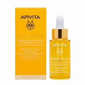 Apivita Beessential Oils Complément Cutané Huile de Jour Fortifiante & Hydratante