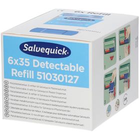 Salvequick® Blue Detectable Plasters Refill 51030127