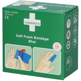 Cederroth Soft Foam Bandage Blue 6 cm x 4,5 m 51011010