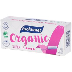 Vuokkoset Tampons Biologisch katoen Super