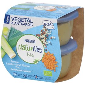 Nestlé NaturNes Bio Végétal Tomate - Courgette - Lentille Corail - Boulgour