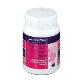 Mannavital Vitamine D3 + Vitamine A Forte