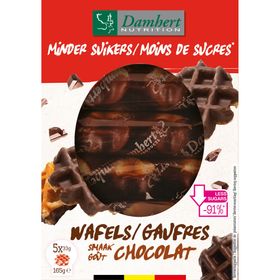 Damhert Minder Suikers Wafels Chocolade