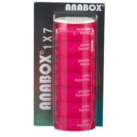 Anabox Pillendoos Week Roze