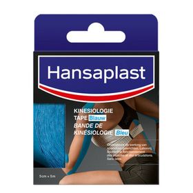 Hansaplast Kinesiologie Tape Blauw 5 cm x 5 m