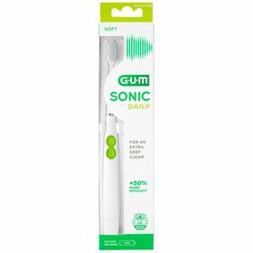 GUM Sonic Daily Elektrische Tandenborstel Soft Wit