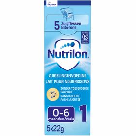 Nutrilon 1 Lait pour nourrissons Bébé 0-6 mois lait en poudre Sachets 5x22,6g
