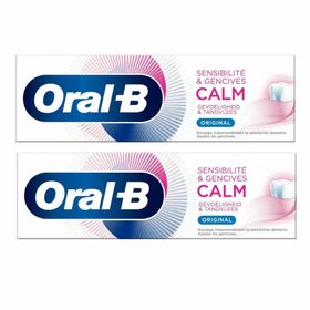 Oral-B Dentifrice Sensibilité & Gencives Calm Original DUO