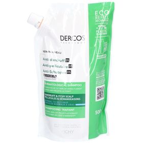 Vichy Dercos Anti Dandruff DS Dermatological Shampoo Normal to Oily Hair Refill