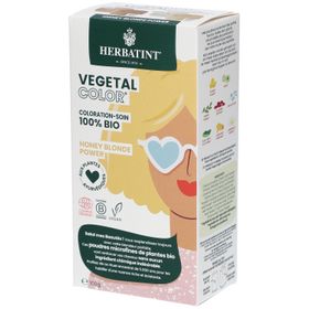 Herbatint Vegetal Color – 100% Biologische, Vegan Haarkleuring en -Verzorging – met Ayurvedische Planten – Honey Blonde Power (blond)