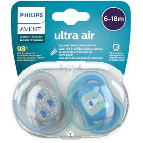 Philips Avent Ultra Air Sucette Berry Boy 6-18 Moins SCF085/03