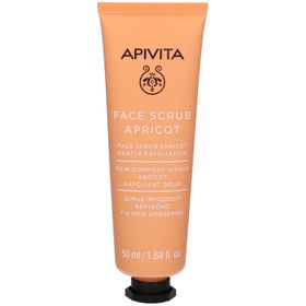 Apivita Face Scrub Apricot Gentle Exfoliation