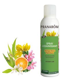 Pranarôm Aromaforce Zuiverende Spray Eucalyptus-Zoete Sinaasappel-Ravintsara Bio