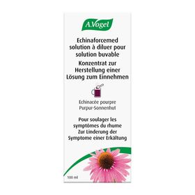 A. Vogel Echinaforcemed solution à diluer – médicament traditionnel contre les symptômes du rhume