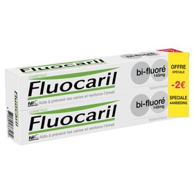 Fluocaril Dentifrice Blancheur Bi-Fluoré 145mg DUO