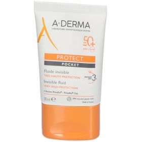 A-Derma Protect Pocket Onzichtbare Fluide SPF50+ | Zeer hoge zonnebescherming