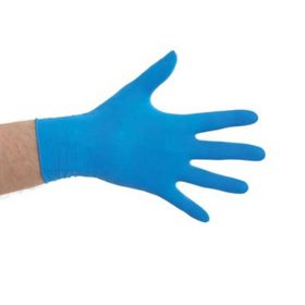 CMT Handschoenen Latex Poedervrij Blauw Small