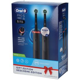 Oral-B Pro 3 3900 Elektrische Tandenborstel Zwart DUO