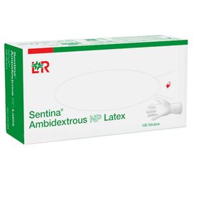 Lohmann & Rauscher Sentina Ambidextrous Onderzoekshandchoen NP Latex S 100st